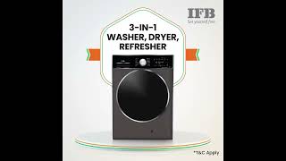 Washer Dryer Refresher  IFB Independence Day Offers [upl. by Dolores996]