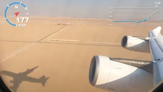 Lufthansa Airbus A340300  TakeOff amp Landing  Frankfurt  Cairo  Frankfurt  GoPro 9 [upl. by Tem757]