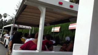 Busch Gardens Tampa Bay Florida  Tram View Footage [upl. by Enitsej]