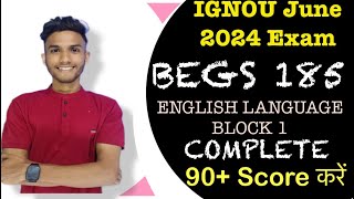 BEGS 185 English Language Teaching  Block 1 complete ignou [upl. by Eniamrahc]