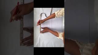 How to sew a skirt without front or back dart  DIY dartless skirt tutorial  pattern drafting [upl. by Adli]