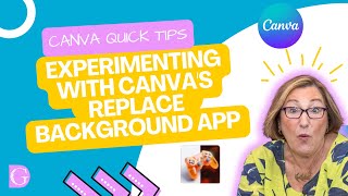 Experimenting with Canvas New Replace Background App [upl. by Nah]