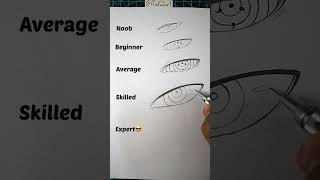 How to Draw Rinnegan eye 😎 shorts [upl. by Lemon]