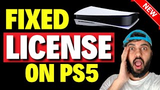 How to Fix License on PS5  Quick FIX [upl. by Lody]