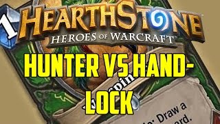 Hearthstone  My Closest Game Hunter vs Handlock [upl. by Yenffit]