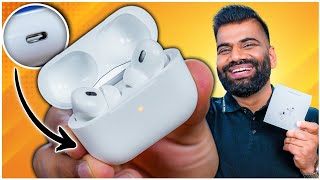 Apple Airpods Pro 2nd Gen with USBC Unboxing amp First Look 🔥🔥🔥 [upl. by Nosnah]