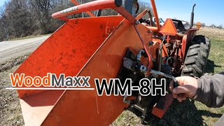 Trimming trees and chipping brush with our WoodMaxx WM8H [upl. by Oah]