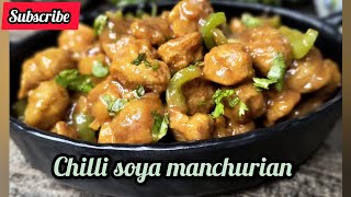 सोया मनचूरियन रेसिपी soya manchuriansoya chunkssnacks recipetasty and easy recipe [upl. by Aneetsirhc92]