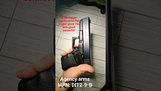 Agency Arms flat trigger Gen 3 Glock19c with Ghost connector [upl. by Aube712]