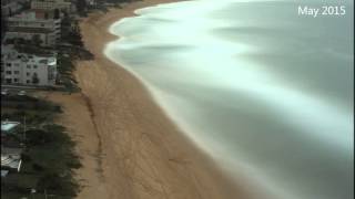 Narrabeen Beach erosion and recovery timelapse April 2015 storm [upl. by Azalea]