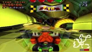 Crash Team Racing Time Trial HD Oxide Station [upl. by Ashla]