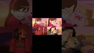 Gravity Falls Anime vs Original vs Real Life vs Minecraft FASH Animation [upl. by Aranaj39]