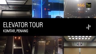 Elevator Tour  KOMTAR George Town Penang Malaysia [upl. by Satterlee]