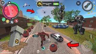 Rope Hero Vice Town Transformer Ball Fight in Farm Robot Ball vs Robot Car  Android Gameplay HD [upl. by Meill]