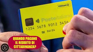 Quando Pagano il Reddito di Cittadinanza di novembre 2023 Requisiti e date [upl. by Oiramej]