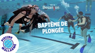 Baptême de plongée gratuit à Besançon Piscine Mallarmé [upl. by Leiram]