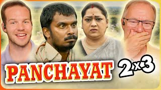 Panchayat 2x3 Reaction Video  Jitendra Kumar  Raghubir Yadav  Chandan Roy  Nina Gupta [upl. by Eceerehs]