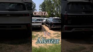 Alcazar facelift vs creta 2024 which is your choice [upl. by Ffoeg473]