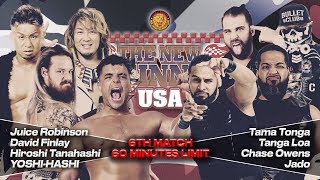 FREE MATCH FinJuice Tanahashi amp YOSHIHASHI vs BULLET CLUB The New Beginning in Raleigh 2020 [upl. by Flori]