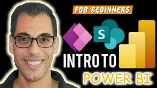 Intro to Power BI Building Reports with SharePoint List and Power Apps integration for Beginners [upl. by Ynafets]