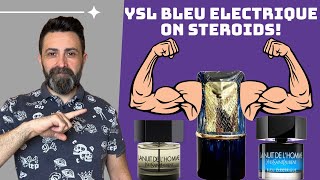 YSL La Nuit de lquotHommeBleu Electrique on Steroids  Lattafa Al Nashama Caprice Review [upl. by Northway]