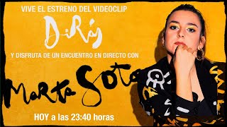 Encuentro con MARTA SOTO  Estreno del videoclip quotDirásquot [upl. by Ayhay]