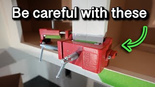 Bessey Cabinet Clamps Be Careful [upl. by Forster]