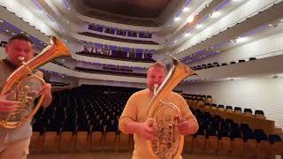 🎼🤩Egerländer Musikanten spielen🤩🎼 Soundcheck im KKL Luzern 🔥🤗 [upl. by Siblee]