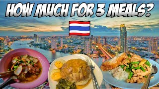 Bangkok Street Food Adventure Cost of 3 Delicious Meals Revealed  Thailand Solo Travel [upl. by Arocet586]