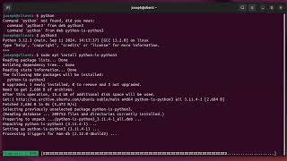 Writing a Hello World program in Python on an Ubuntu machine [upl. by Hammond23]