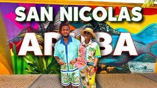 Aruba Travel Vlog Exploring San Nicolas Murals Gelatissimo Shopping amp New Hilton Resort [upl. by Metsky]