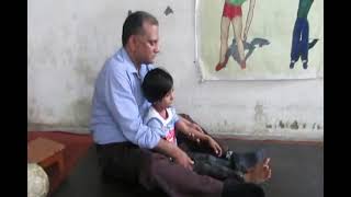 Physiotherapy Technique for Dyskinetic Athetoid Cerebral Palsy  Part 2  Trishla Foundation [upl. by Gemperle]