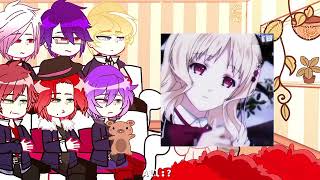 Diabolik lovers react to yui komori part 11 Sakamaki brothers [upl. by Anyaled69]