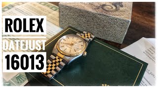 Vintage Rolex Datejust 16013 [upl. by Gilchrist]