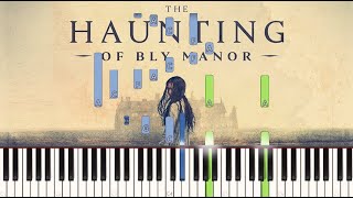 The Haunting of Bly Manor  Main ThemeIntro  Piano Cover Synthesia [upl. by Bainter]