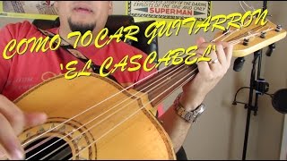 Como Tocar Guitarron El Cascabel [upl. by Hgielsa325]