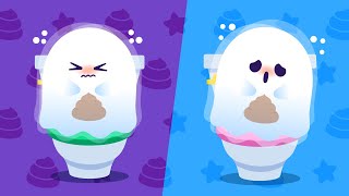 Halloween Villains Poop 👻💩🚽  Nursery Rhymes  Sing Along  Kids Songs  Lotty Friends [upl. by Christabel]