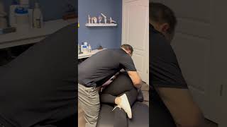 Hip and pelvis adjustment asmr gettingcracked fyp chiropractic painrelief trendingshorts [upl. by Plante]