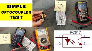 762 Very Simple Optocoupler Testing OptoIsolator Test [upl. by Judith]