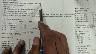 12 Bifocal Electronics Paper 2 Chapter 1 Decimal to hexadecimal conversions [upl. by Assirim768]