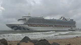 Ruby Princess Departs Port Everglades [upl. by Seiter]