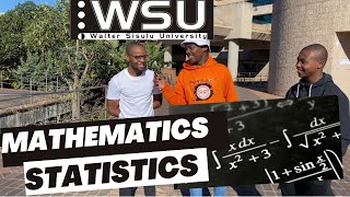 Mathematics and Statistics at Walter Sisulu University  WSU [upl. by Bartholemy]