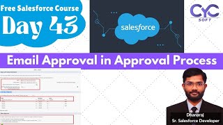 Email Approval in Approval Process  Salesforce careers  Salesforce Classes  CYCSOFT [upl. by Aneelahs]