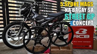 MAGS NA BAGAY SA STREET GP CONCEPT  RCB 5 SPOKE  RAIDER 150 FI  KAMBYO MOTO [upl. by Ylsew]