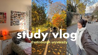 DAY IN MY LIFE at edinburgh university study vlog ☕️ [upl. by Nielson]