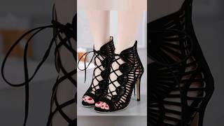 Black Sandals For Women shortsvideo heelsshoes [upl. by Sedlik]