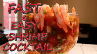 FAST EASY SHRIMP COCKTAIL 805bbqjunkie [upl. by Urata671]