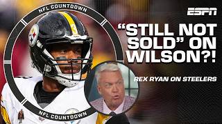 Rex Ryan STILL NOT SOLD on Russell Wilson at Steelers 👀 Super Bowl contenders  NFL Countdown [upl. by Aneeg]