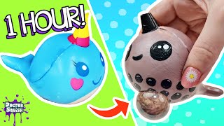 1 HOUR of Squishy Makeovers Upgrading 1 Squishies [upl. by Suirada188]