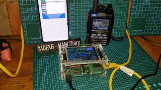 DV Mega UK Genesis Complete Nextion Screen MMDVM Hotspot Latest Screen Deseign built in battery [upl. by Littell298]